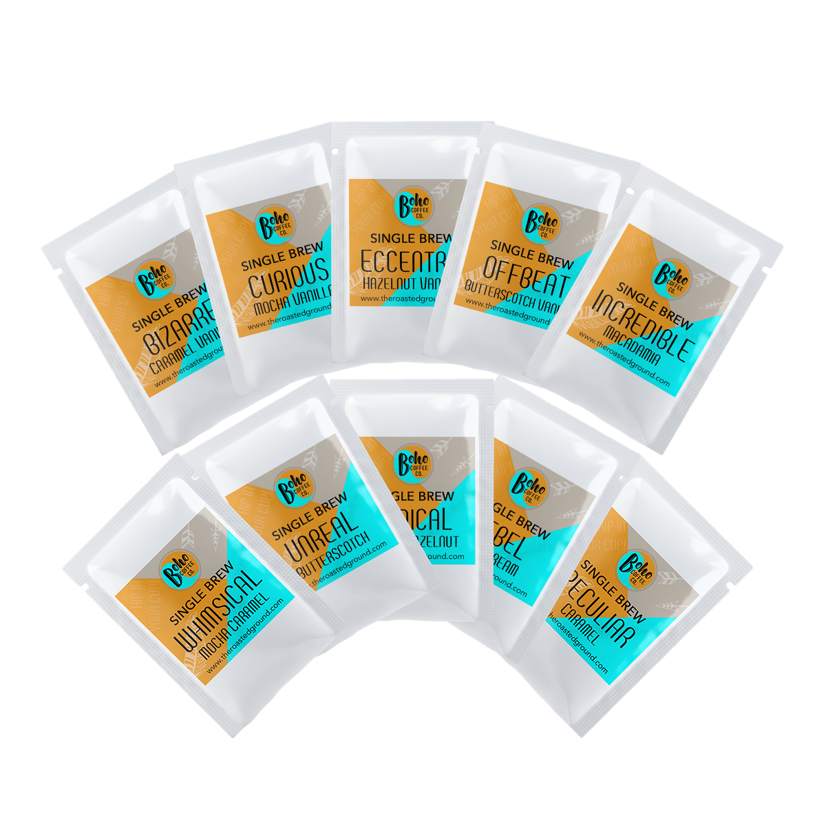 Boho Coffee Co. - Single Serve Coffee - The Roasted Ground