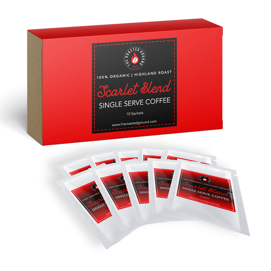Scarlet Blend - Premium Coffee - Single Serve - The Roasted Ground