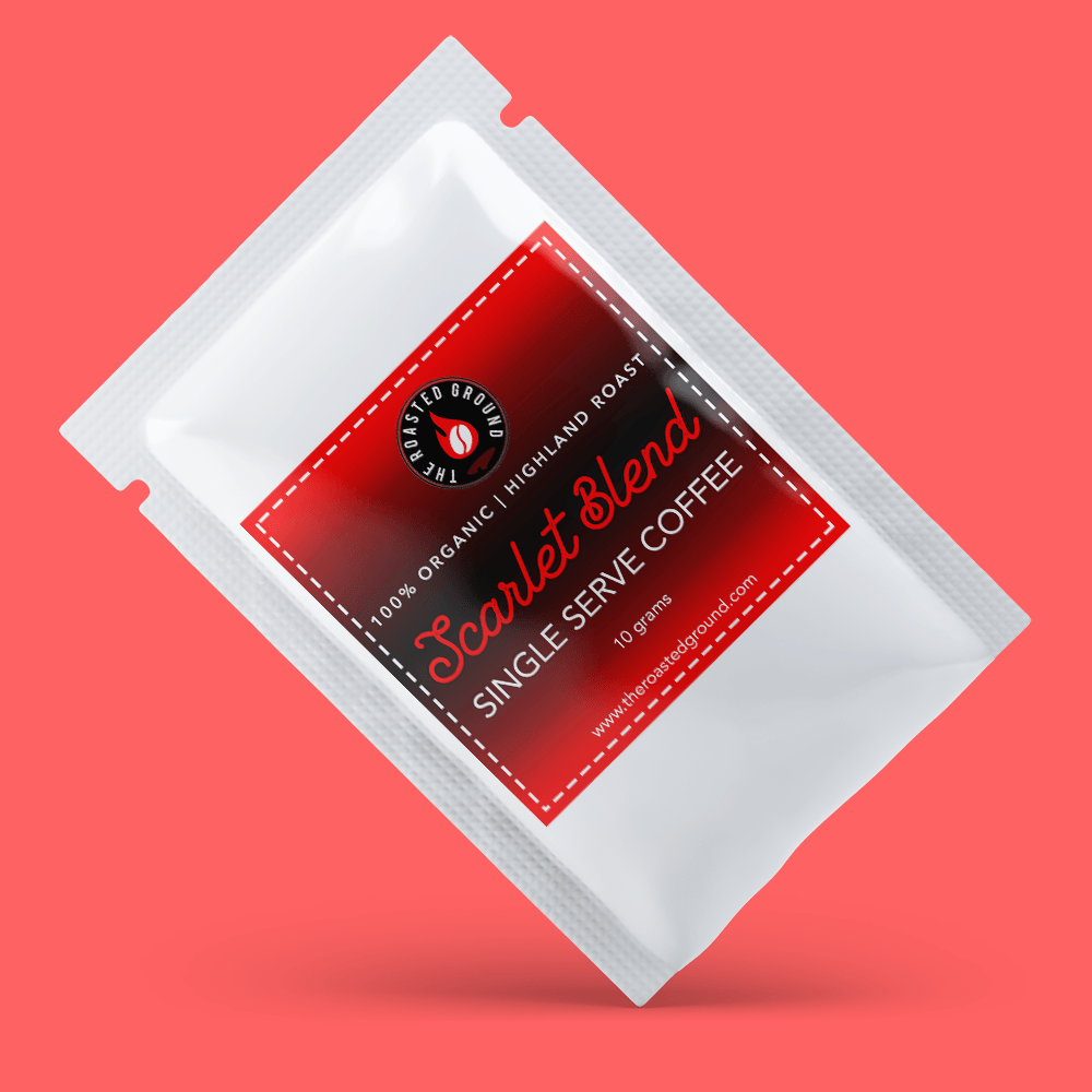 Scarlet Blend - Premium Coffee - Single Serve - The Roasted Ground